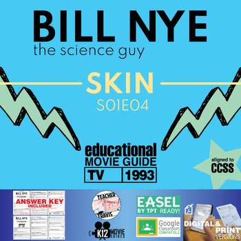 Preview of FREE! Bill Nye | S01E04 - Skin | Epidermis | Melanin | Pigment | Video Guide
