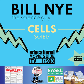 Preview of Bill Nye | S01E17 - Cells | Video Guide Worksheet