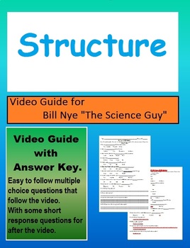 Preview of Bill Nye: S1E14 Structure.  Stress, tension, & compression video follow along.