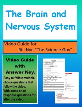 Preview of Bill Nye: S2E14 The brain and nervous system         (with answer key)
