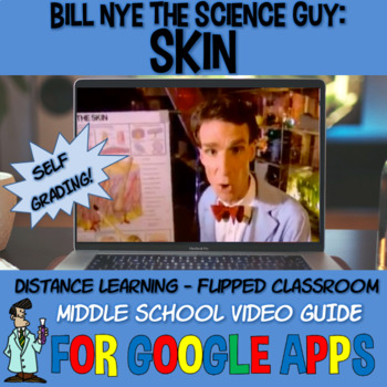 Preview of Bill Nye SKIN BODY SYSTEMS GOOGLE APPS DIGITAL form classroom drive SELF-GRADING