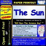 Video Guide, Quiz for Bill Nye – The Sun * PRINTING Google