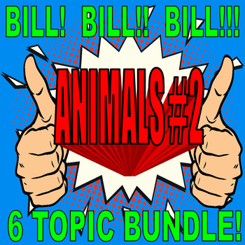 Preview of Bill Nye the Science Guy : ANIMALS SET 2 (6 Video Worksheets / Bundle / Sub)