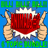 Bill Nye the Science Guy : ANIMALS SET 2 (6 Video Workshee