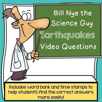 Preview of Bill Nye the Science Guy | Earthquakes | Printable & Digital Video Questions
