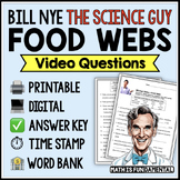 Bill Nye the Science Guy | Food Webs | Printable & Digital