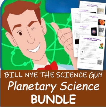 Preview of Bill Nye the Science Guy: Planetary Science BUNDLE | 30 Video Worksheets