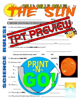 sun worksheets teaching resources teachers pay teachers