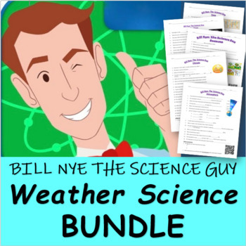 Preview of Bill Nye the Science Guy WEATHER/METEOROLOGY Bundle | 6 Video Worksheets