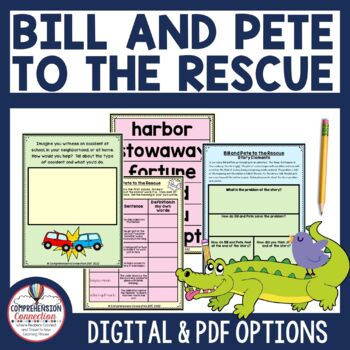Preview of Bill and Pete to the Rescue by Tomie dePaola Reading Activities | Digital & PDF