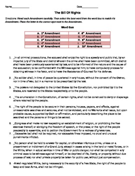 Preview of Bill of Rights