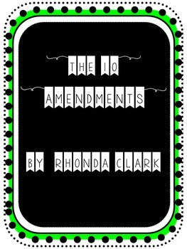 Preview of Bill of Rights (10 Amendments) Posters