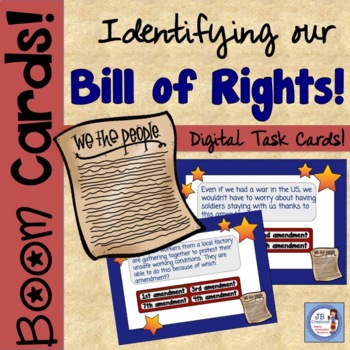 Preview of Bill of Rights BOOM Cards