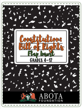 Preview of Bill of Rights -  Constitution Interactive Notebook Insert