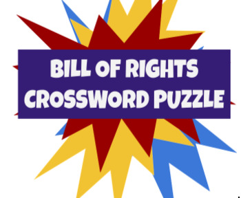 Bill of Rights Crossword Puzzle by Ms Mc in the Middle TPT