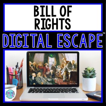 Preview of Bill of Rights DIGITAL ESCAPE ROOM for Google Drive® Distance Learning