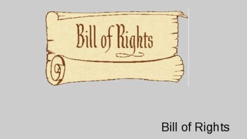 Preview of Bill of Rights Interactive Slides (Activity - Guided Research)