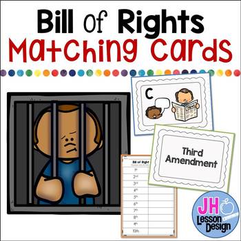 Preview of Bill of Rights Matching Activity