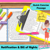 Bill of Rights Non-Fiction Reading Passage : Social Studie