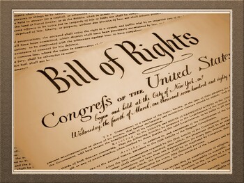 Preview of Bill of Rights PowerPoint