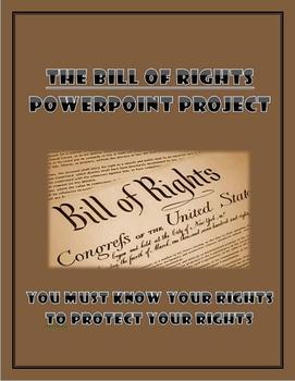 Preview of Bill of Rights PowerPoint Project