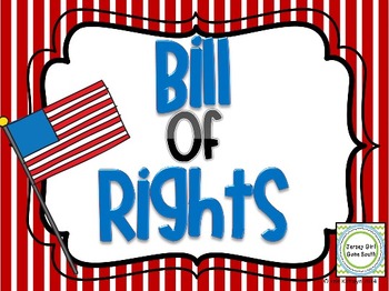 Preview of Bill of Rights PowerPoint and Notes Set