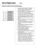 Bill of Rights Quiz