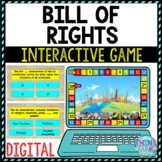 Bill of Rights Review Game Board | Digital | Google Slides