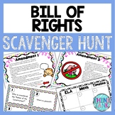 Bill of Rights Scavenger Hunt - Task Cards - Constitution 