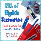 Bill of Rights Scenarios Digital Task Cards for Google Slides