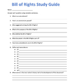 Bill of Rights Study Guide
