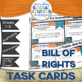 Bill of Rights Activity | Differentiated Task Cards and Notes | Amendments