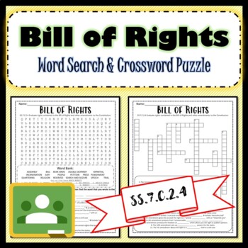 SS.7.CG.2.3 - The Bill of Rights and Amendments to the U.S. Constitution  Flashcards