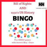 Bill of Rights 27 Amendments Constitution Bingo US History