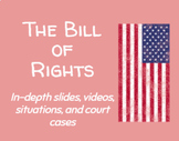 Bill of Rights and SCOTUS Project (10 amendments, examples