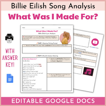 Billie Eilish - What Was I Made For? (Lyrics) 
