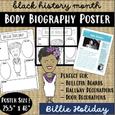 Billie Holiday Body Biography Research Poster + Reading Co