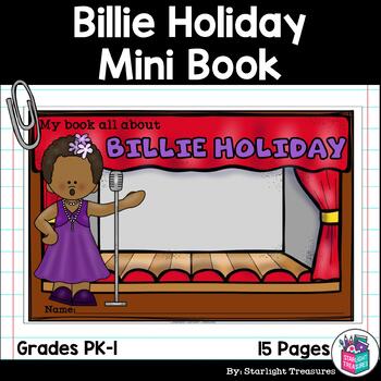 Preview of Billie Holiday Mini Book for Early Readers: Black History Month