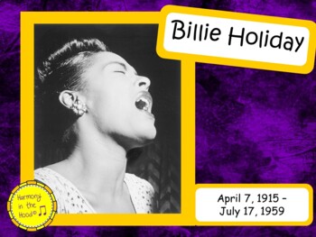 Preview of Billie Holiday: Musician in the Spotlight