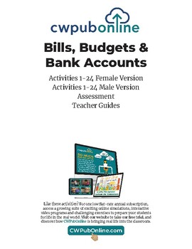 Preview of Bills, Budgets & Bank Accounts