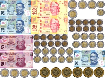 Preview of Bills and coins. PESO