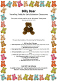 EYLF 'Billy Bear' Travelling Teddy for Early Education Classrooms