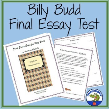 Preview of Billy Budd Final Test Essay Examination with E-book