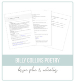 Billy Collins Poetry Lesson Plan
