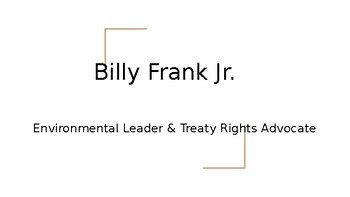 Preview of Billy Frank Jr. - Native American Activist Info/Poetry Unit