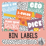 Bin Labels  ||  Math Manipulatives, School Supplies, and More!