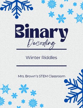 Preview of Binary Code Winter Riddles