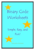 Binary Code - Worksheets