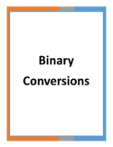 Binary Conversions Interactive Worksheet
