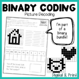 Binary Picture Coding/Decoding Puzzles: {Print & Digital}